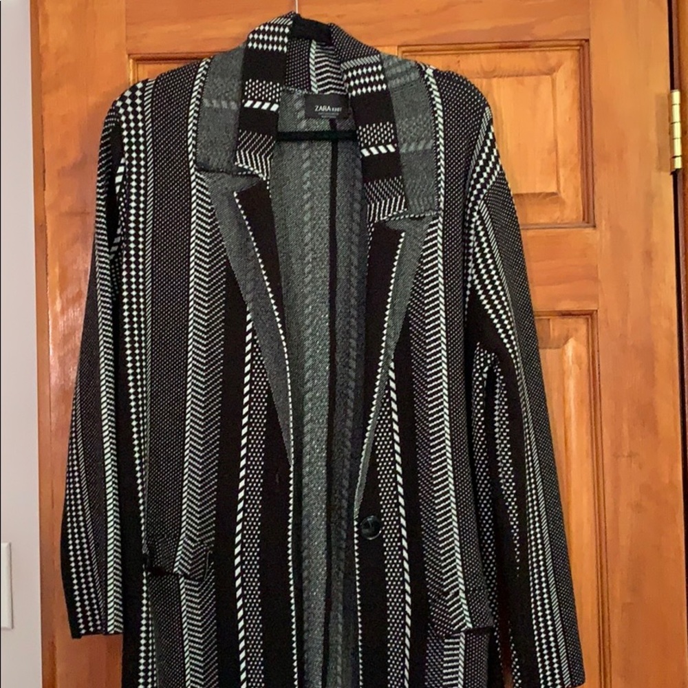 Zara Knit Duster Jacket